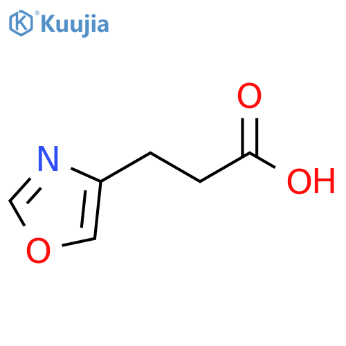 3-(1,3-oxazol-4-yl)propanoic acid structure