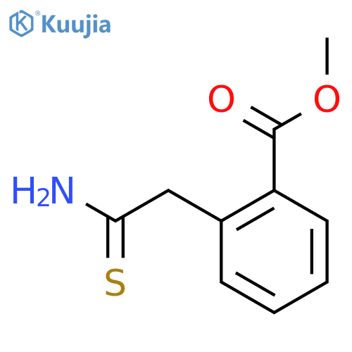 methyl 2-(carbamothioylmethyl)benzoate structure