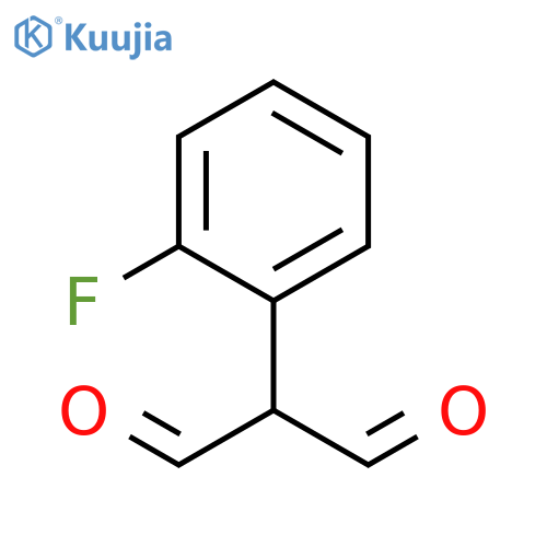 2-(2-fluorophenyl)propanedial structure