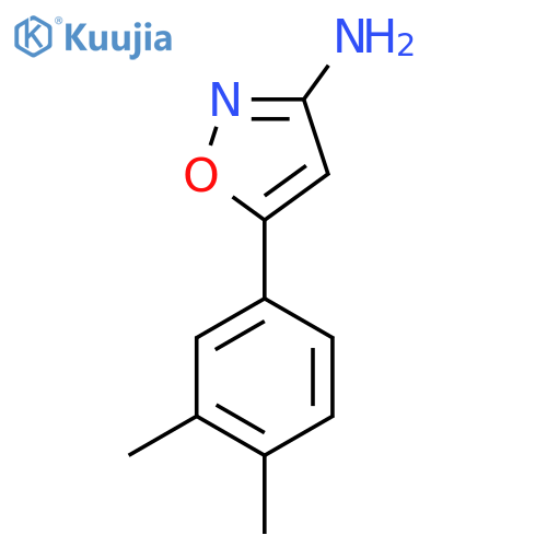 5-(3,4-dimethylphenyl)-1,2-oxazol-3-amine structure