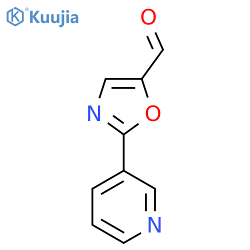 2-(Pyridin-3-yl)-1,3-oxazole-5-carbaldehyde structure