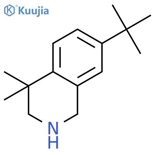 7-(tert-Butyl)-4,4-dimethyl-1,2,3,4-tetrahydroisoquinoline structure