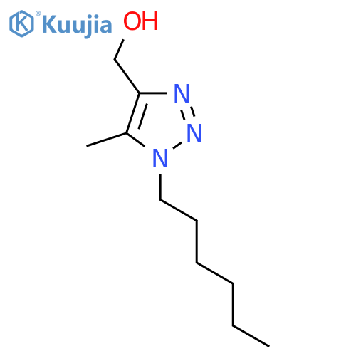 (1-hexyl-5-methyl-1H-1,2,3-triazol-4-yl)methanol structure