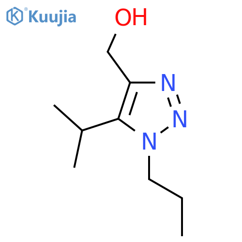 5-(propan-2-yl)-1-propyl-1H-1,2,3-triazol-4-ylmethanol structure