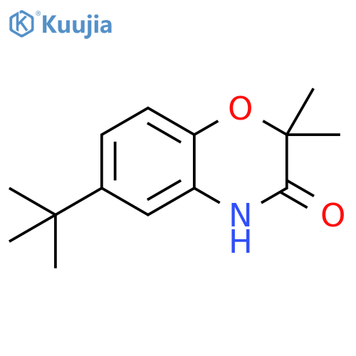 6-(tert-Butyl)-2,2-dimethyl-2H-benzo[b][1,4]oxazin-3(4H)-one structure