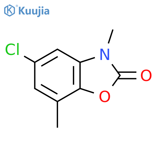 2(3H)-Benzoxazolone, 5-chloro-3,7-dimethyl- structure