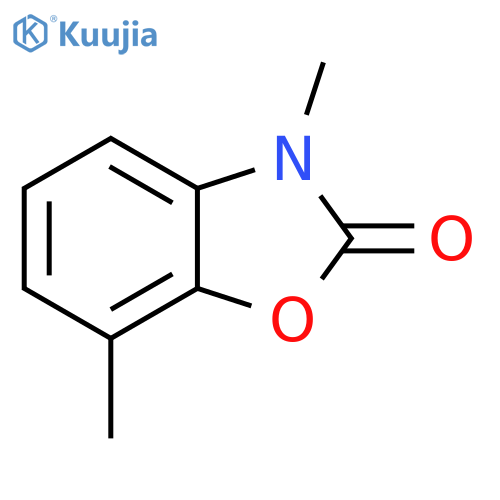 3,7-dimethyl-2,3-dihydro-1,3-benzoxazol-2-one structure