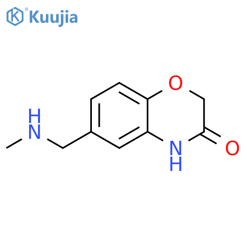 6-(methylamino)methyl-3,4-dihydro-2H-1,4-benzoxazin-3-one structure