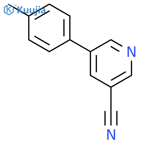 5-(p-Tolyl)nicotinonitrile structure