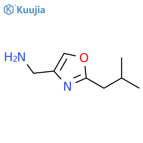 4-Oxazolemethanamine, 2-(2-methylpropyl)- structure
