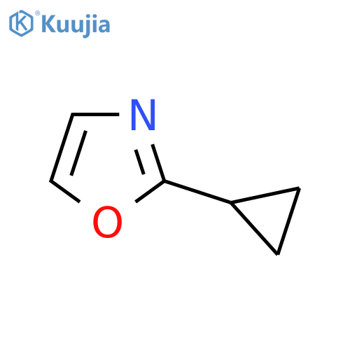 2-Cyclopropyl-1,3-oxazole structure