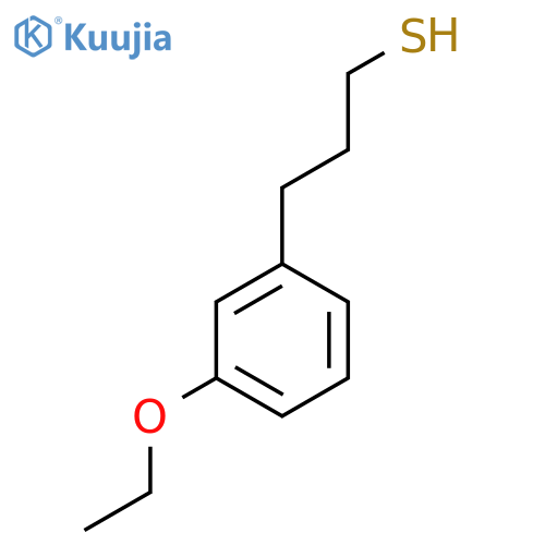 3-(3-ethoxyphenyl)propane-1-thiol structure