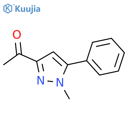 1-(1-Methyl-5-phenyl-1H-pyrazol-3-yl)ethan-1-one structure
