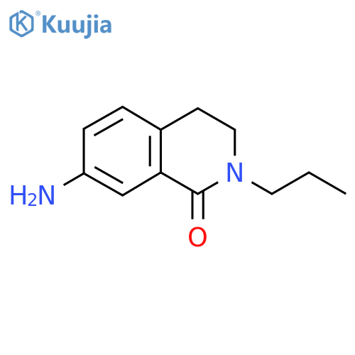 7-amino-2-propyl-1,2,3,4-tetrahydroisoquinolin-1-one structure