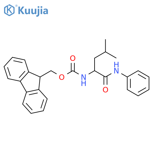 Carbamic acid, [3-methyl-1-[(phenylamino)carbonyl]butyl]-,9H-fluoren-9-ylmethyl ester structure