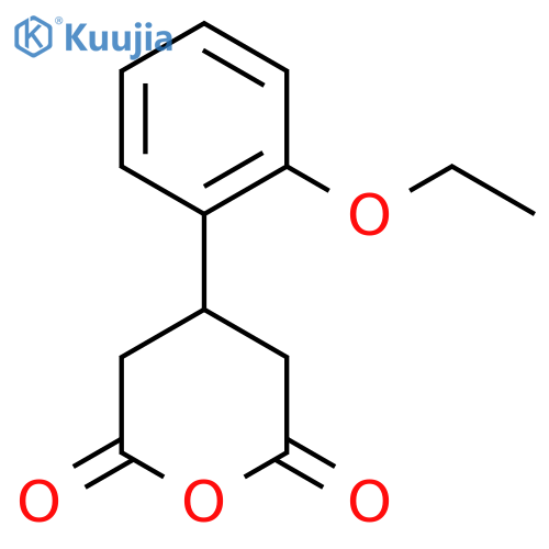 4-(2-ethoxyphenyl)oxane-2,6-dione structure