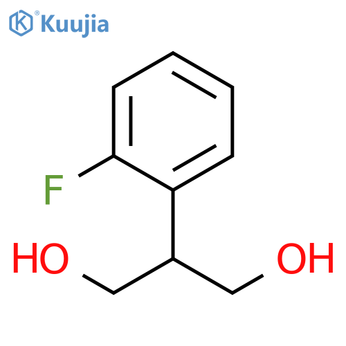 2-(2-FLUOROPHENYL)PROPANE-1,3-DIOL structure