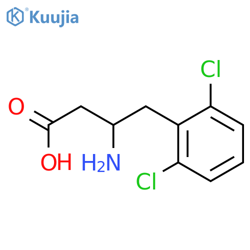 3-Amino-4-(2,6-dichlorophenyl)butyricAcid structure