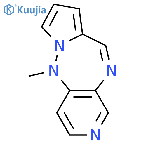 5-methyl-5H-Pyrido[3,4-f]pyrrolo[1,2-b][1,2,5]triazepine structure