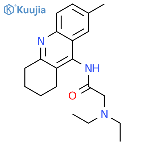 Acetamide,2-(diethylamino)-N-(1,2,3,4-tetrahydro-7-methyl-9-acridinyl)- structure
