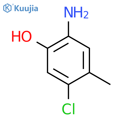 2-Amino-5-chloro-4-methylphenol structure