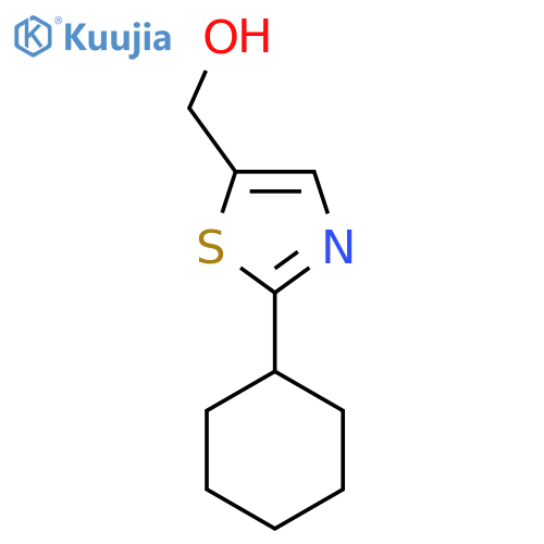 (2-Cyclohexylthiazol-5-yl)methanol structure