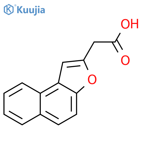 2-{naphtho2,1-bfuran-2-yl}acetic acid structure