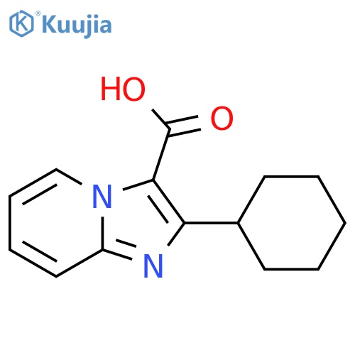 2-cyclohexylimidazo1,2-apyridine-3-carboxylic acid structure