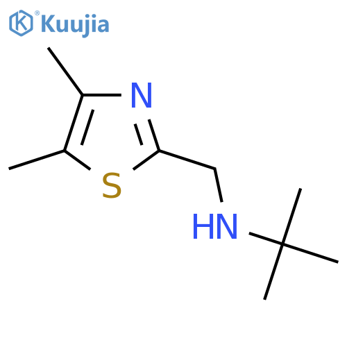 Tert-butyl[(dimethyl-1,3-thiazol-2-YL)methyl]amine structure