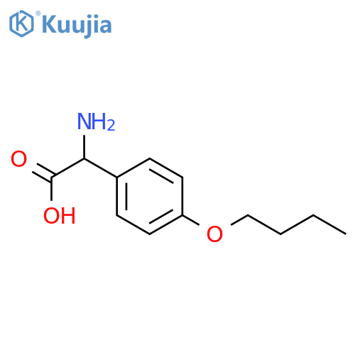 Amino(4-Butoxyphenyl)Acetic Acid structure
