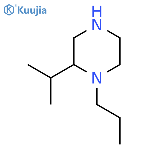 2-(Propan-2-yl)-1-propylpiperazine structure
