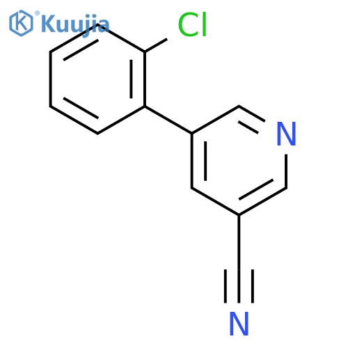 5-(2-Chlorophenyl)nicotinonitrile structure