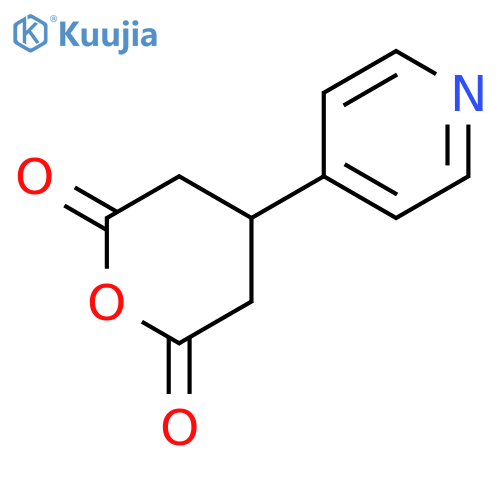 4-(pyridin-4-yl)oxane-2,6-dione structure