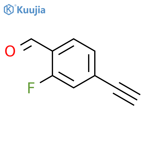 4-Ethynyl-2-fluorobenzaldehyde structure