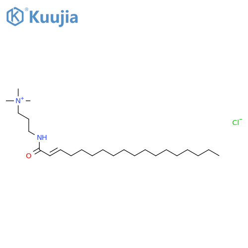 1-Propanaminium, N,N,N-trimethyl-3-[(1-oxooctadecenyl)amino]-,chloride structure