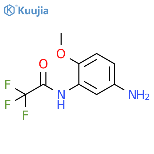 N-(5-amino-2-methoxyphenyl)-2,2,2-trifluoroaceta mide structure