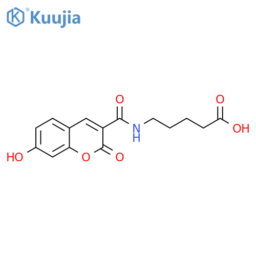 5-[(7-Hydroxy-2-Oxo-2H-Chromene-3-Carbonyl)-Amino]-Pentanoic Acid structure