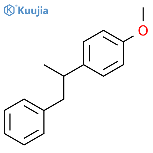 Benzene, 1-methoxy-4-(1-methyl-2-phenylethyl)- structure