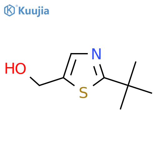 (2-tert-butyl-1,3-thiazol-5-yl)methanol structure