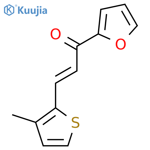 (2E)-1-(Furan-2-yl)-3-(3-methylthiophen-2-yl)prop-2-en-1-one structure