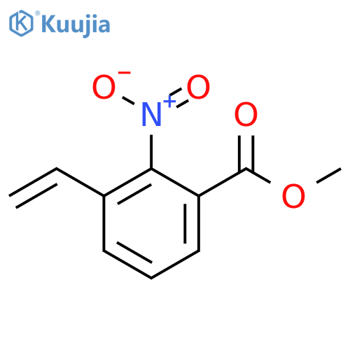 Benzoic acid, 3-ethenyl-2-nitro-, methyl ester structure