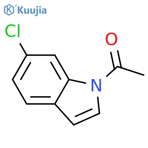 1-(6-chloro-1H-indol-1-yl)-Ethanone structure