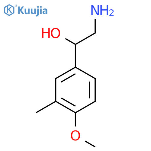 2-amino-1-(4-methoxy-3-methylphenyl)ethan-1-ol structure