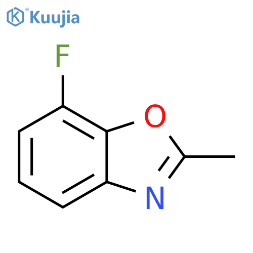 7-FLUORO-2-METHYLBENZO[D]OXAZOLE structure
