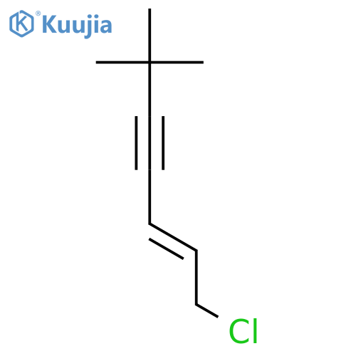 1-Chloro-6,6-dimethyl-2-heptene-4-yne (E:Z mixture) structure