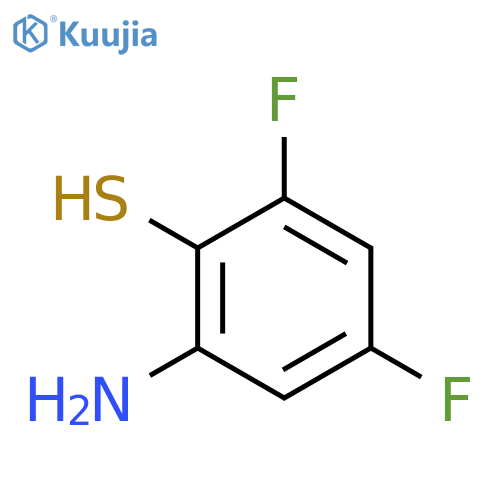 Benzenethiol, 2-amino-4,6-difluoro- structure