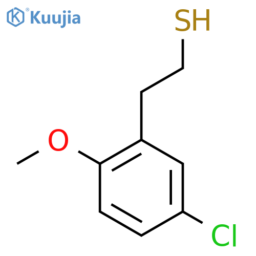 2-(5-chloro-2-methoxyphenyl)ethane-1-thiol structure