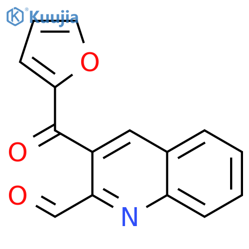 3-(2-FUROYL)QUINOLINE-2-CARBOXALDEHYDE structure