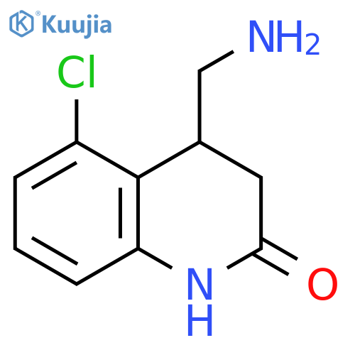 4-(aminomethyl)-5-chloro-1,2,3,4-tetrahydroquinolin-2-one structure