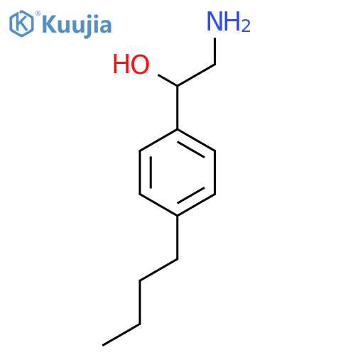 2-amino-1-(4-butylphenyl)ethan-1-ol structure